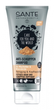 SANTE Naturkosmetik Anti-Schuppen Shampoo, Reduziert Schuppenbildung, Vegan, Ohne Silikone, Bio-Extrakte, (2x 200 ml) …